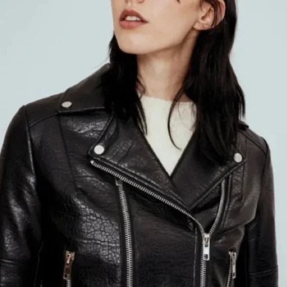 Black Leather Jacket - Picture 4 of 5
